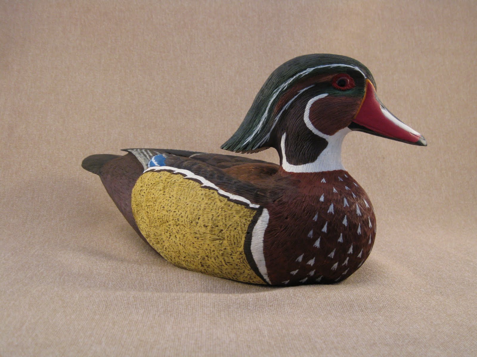 Quack Shack Carvings: Wood Duck
