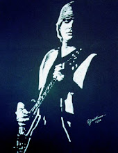 Silhouette of Justin, 1981 (white prismacolor pencil)