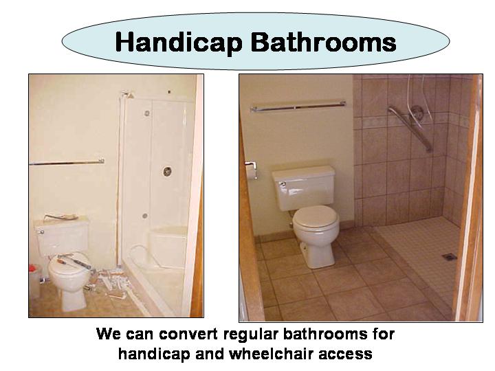 Handicap Bathroom Installations