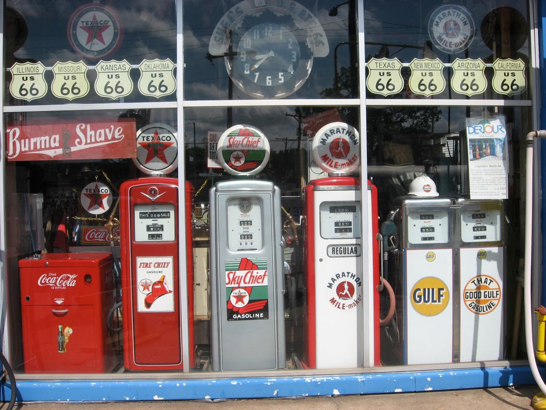Eccentric Roadside Fill 'er up with nostalgia Shea's Gas Station