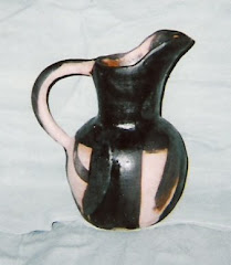 Ceramics/Post Classic Mayan Vessels, raku glaze,