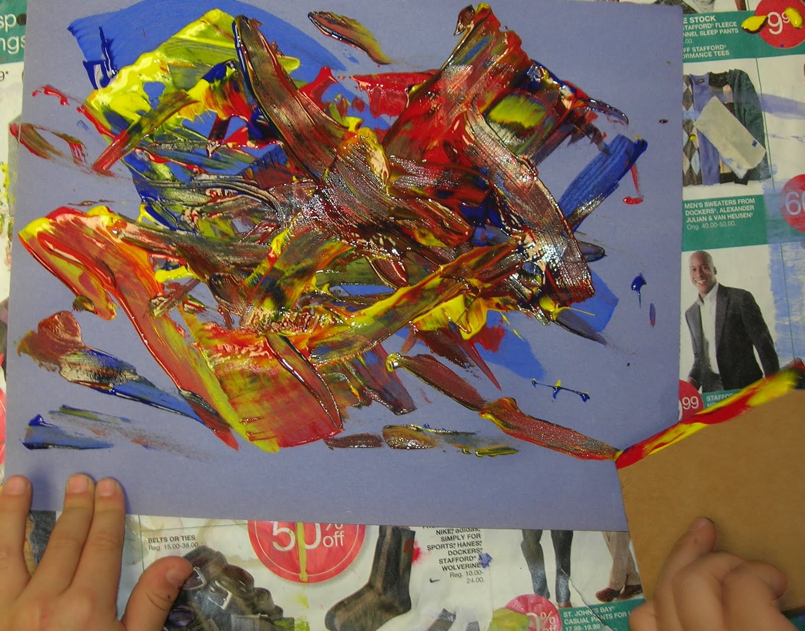 Artists For Kids Printmaking with styrofoam plates
