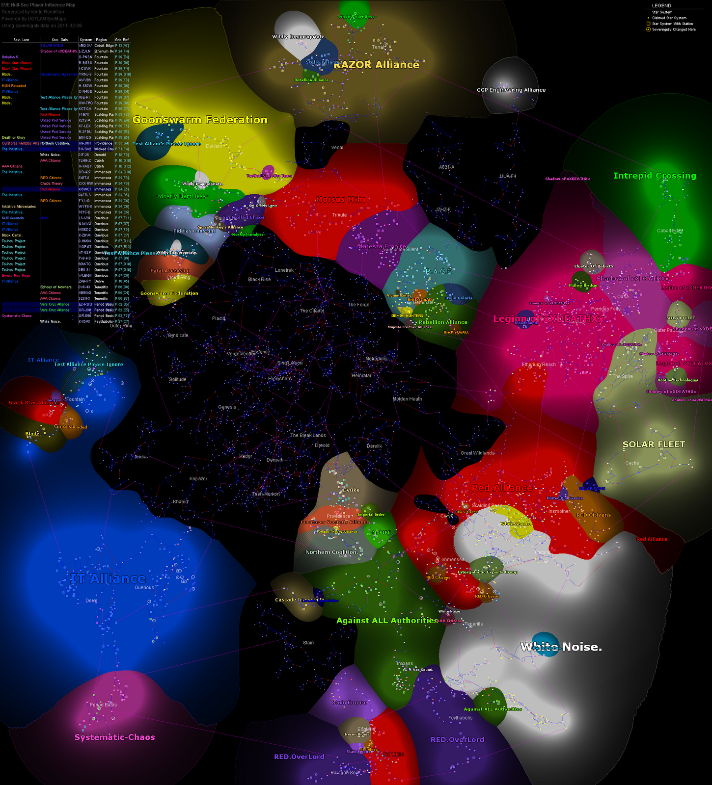 Eve online sov map - kizaant