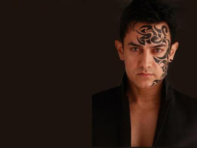 Bollywood Star Aamir Khan Temporary Tattoo Design