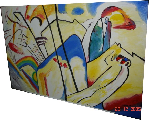 Pintura - Abstrato de Kandinsky