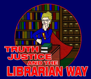 Graphic Image of Super-Librarian
