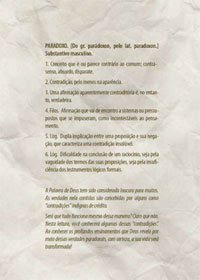 Capa de Paradoxos de Deus