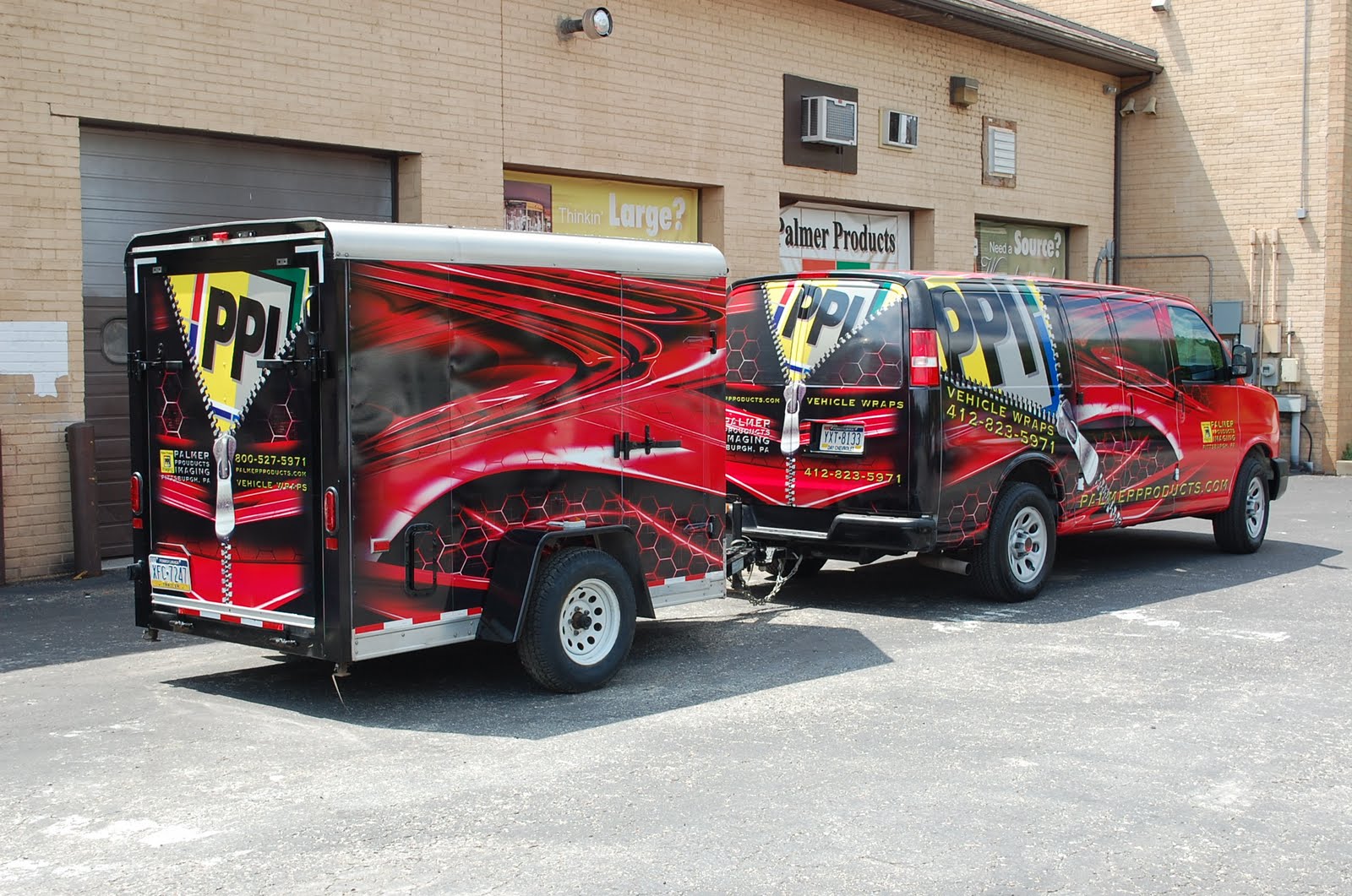 Tom Oeschger Portfolio Palmer Van and Trailer