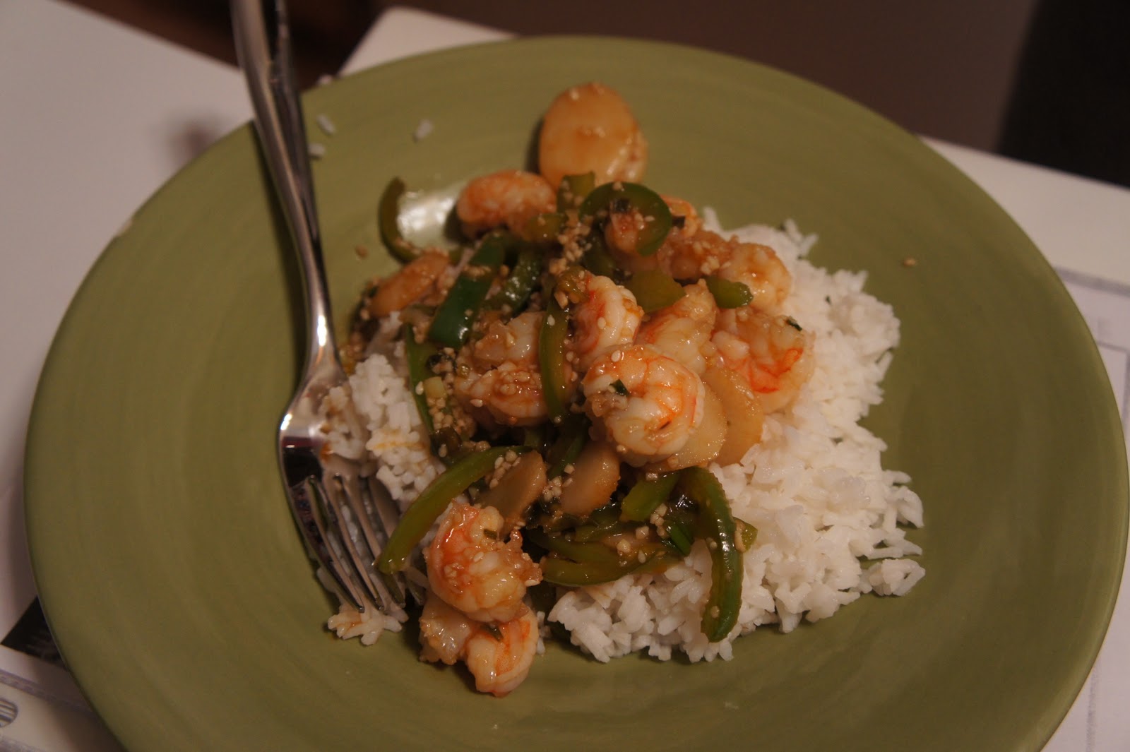 Something Yummy for your Tummy!!: Sauteed Shrimp with Peppers