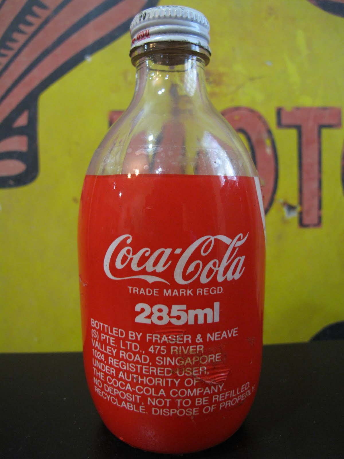 Reviving History: A Story of Ayer Lamned: Coca-Cola Singapore 285ml ...