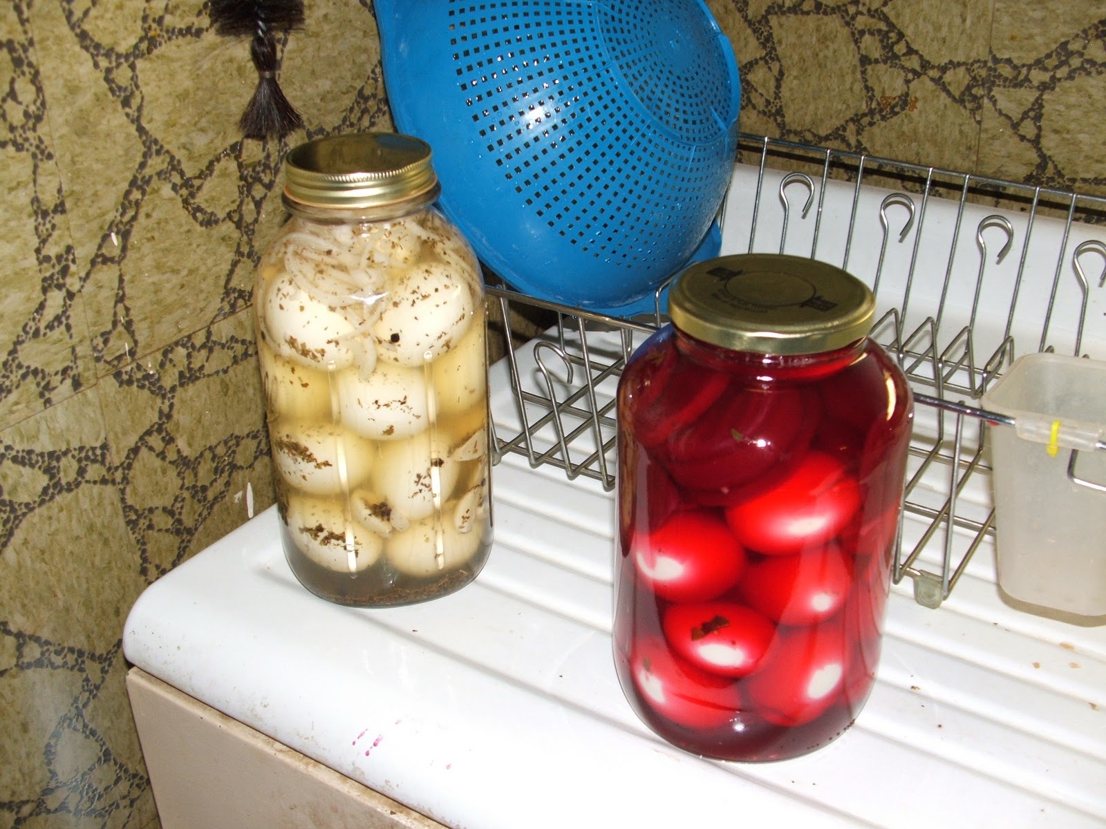 Stealth Farming Cooking Pickled Eggs Italian Style