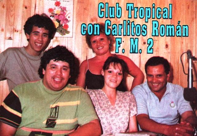 Staff del programa "Club Tropical"