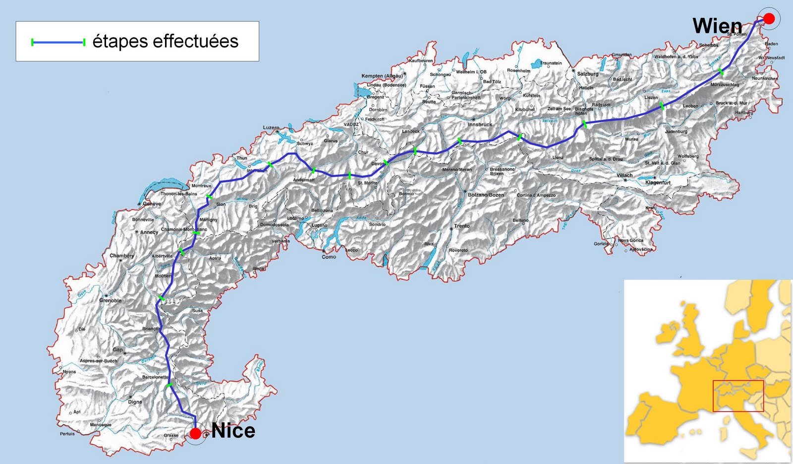Grande randonnée Traversée des Alpes Grande randonnée Traversée des Alpes