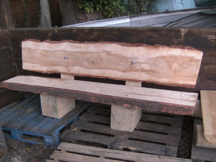 rustic pine bench.£235.00