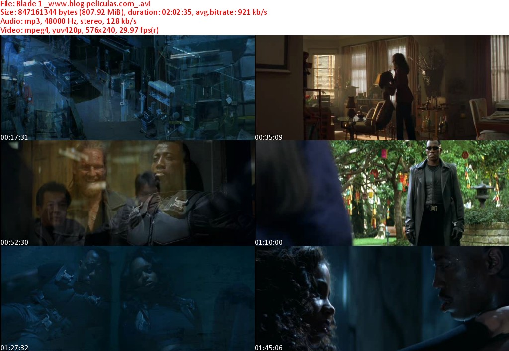 Blade DVDRIP LATINO Blog Peliculas, descargar peliculas gratis en