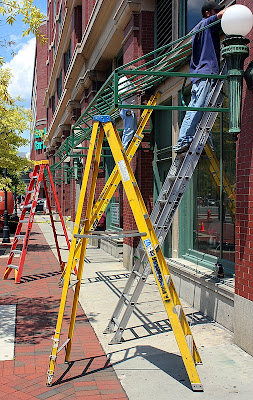 Ladders - Market Street, Baltimore