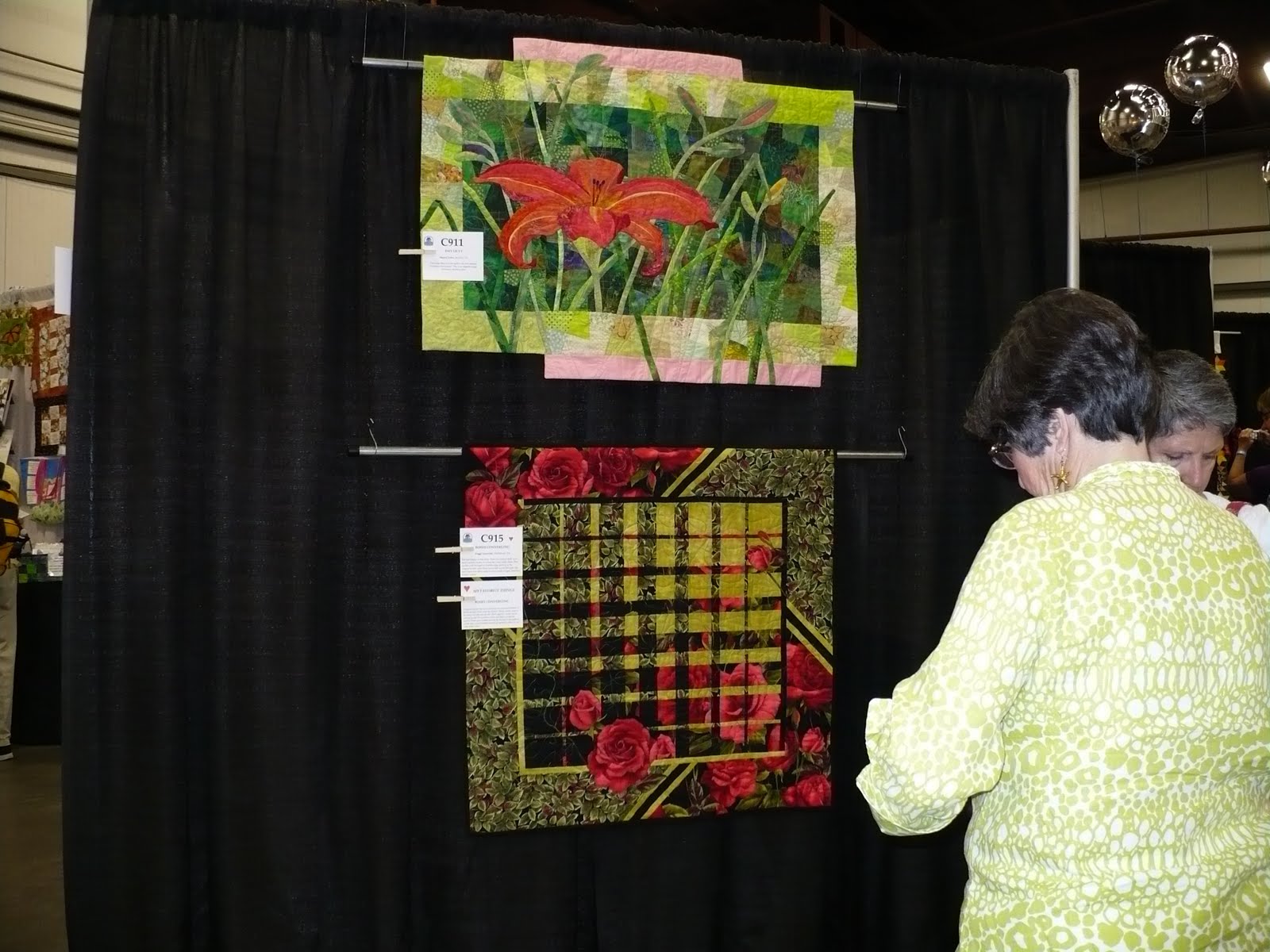 Eyelets in the Seams Vermont Quilt Festival...