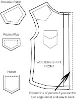 Amethyst's Doll Blog: Western Style Shirt Pattern