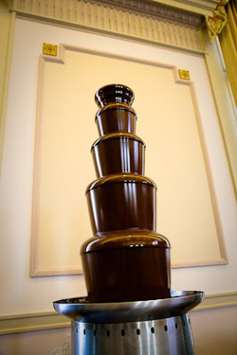 Chocolate fountain at 1451 Renaissance Place