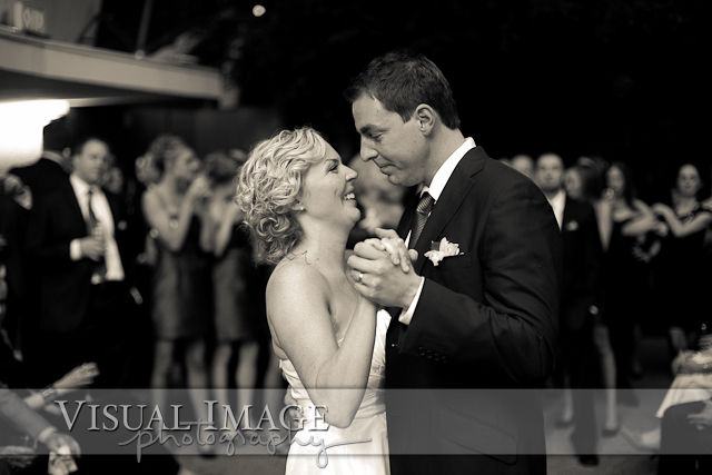 First dance during wedding at Milwaukee Domes