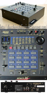 Akai 16 remix a dj Akai 16 sampler key pads pro tools drum machine