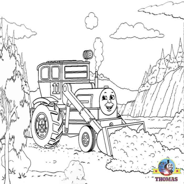 front loader coloring pages - photo #29