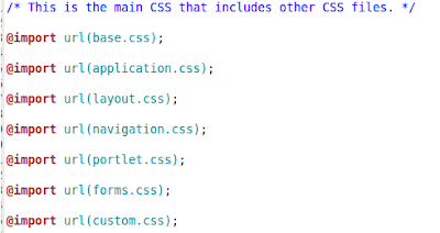 Notes: Understanding CSS in liferay.