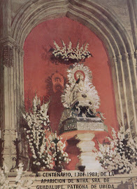 Imagen de la Virgen del Gavellar; Patrona de Úbeda en Santa María.