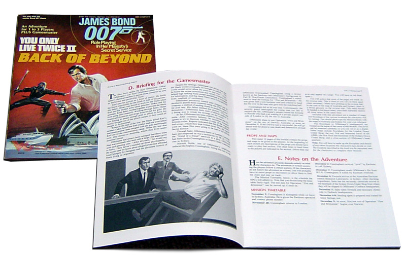 Illustrated 007 The Art of James Bond You Only Live Twice II Back