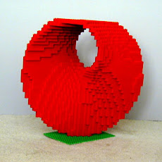 Mathematical Moebius strip LEGO Sculpture