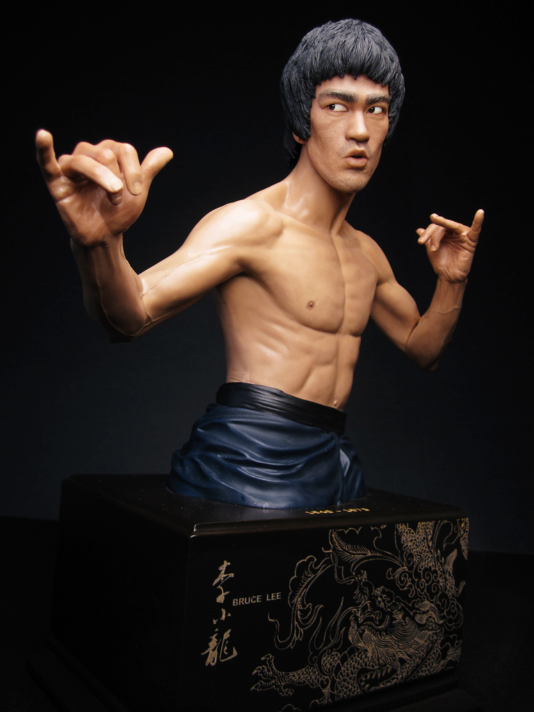 Bacon Bagel Bruce Lee Collectible Bust