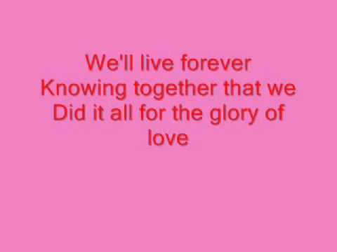 We did it all for love