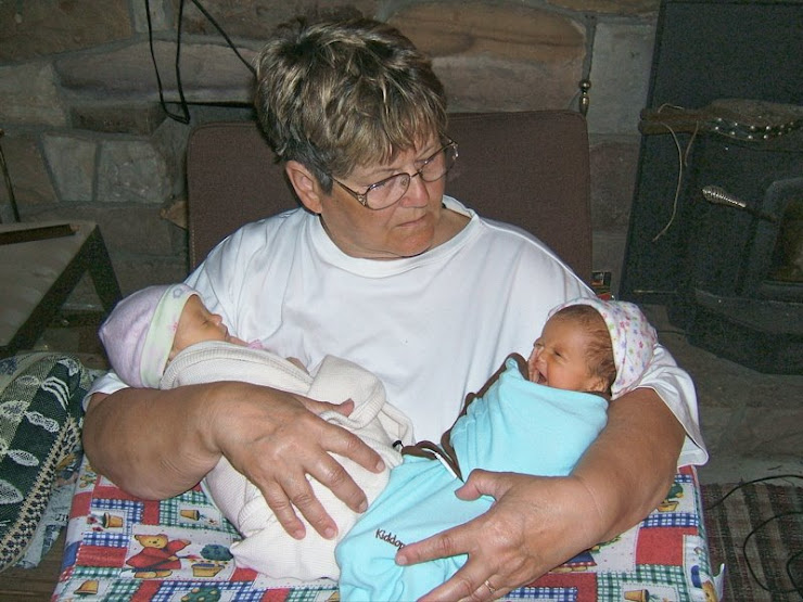 Grandma Bonnie and the girls (late May)