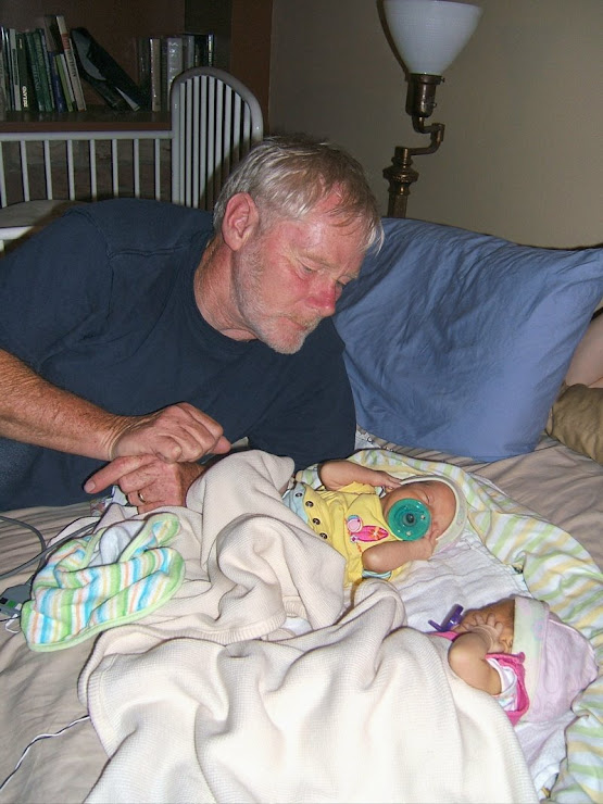 Grandpa Dan and the girls (late May)