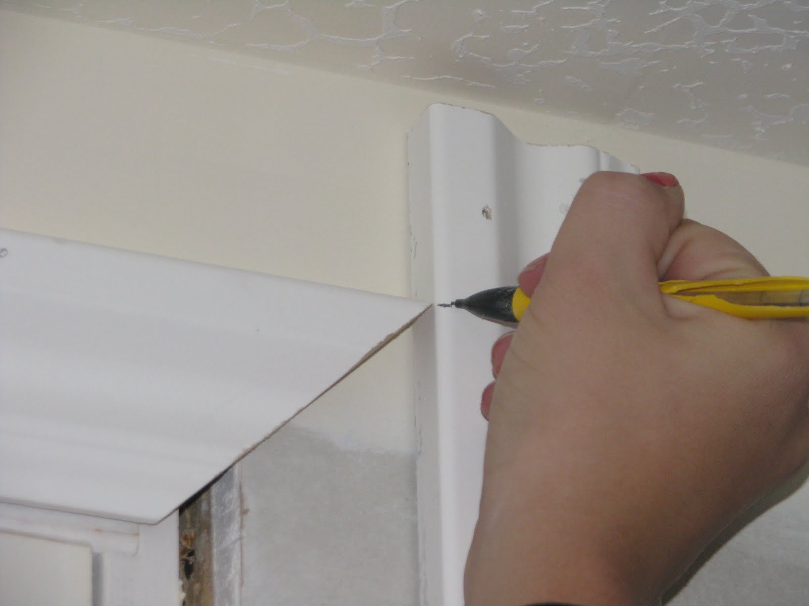 Sticks and Stones Home Decor How to install door trim