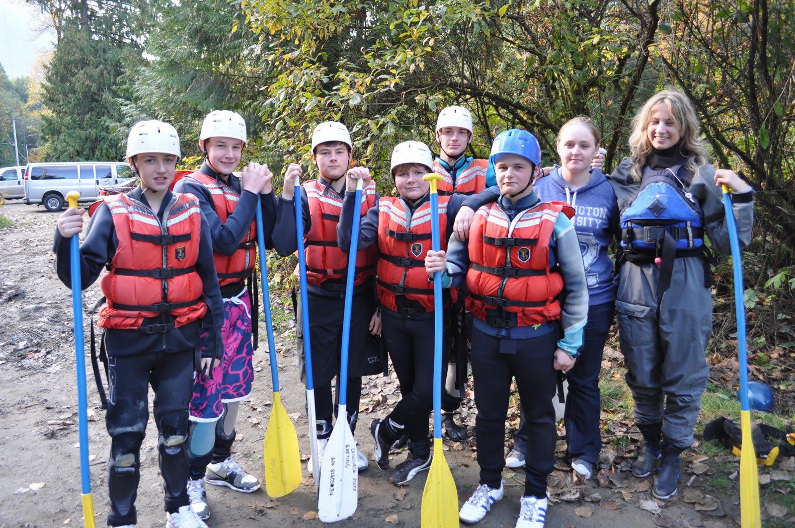 Exercise Maple Dragon 2: White Water Rafting on Thursday afternoon...