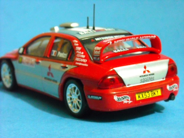MITSUBISHI LANCER RENDINA RALLYE MONTE CARLO 2014 IXO ALTAYA 1/43 WRC