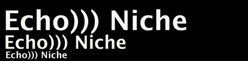 Echo))) Niche