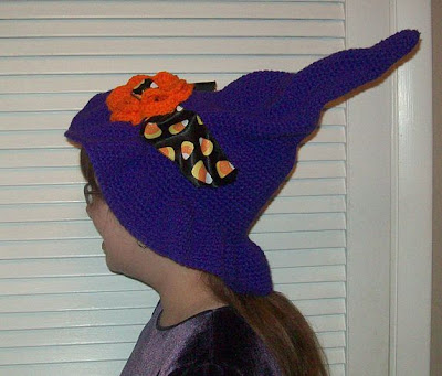 Pointed Wicked Witch Hat for Halloween Costume (Random Shipment of
