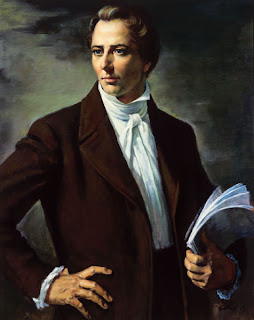 Joseph smith with coart and book on hand pic