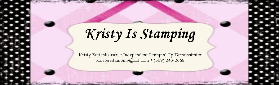 Kristy is Stamping