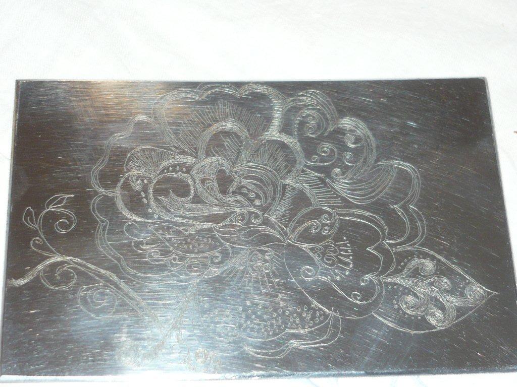 BellaBree zinc etching