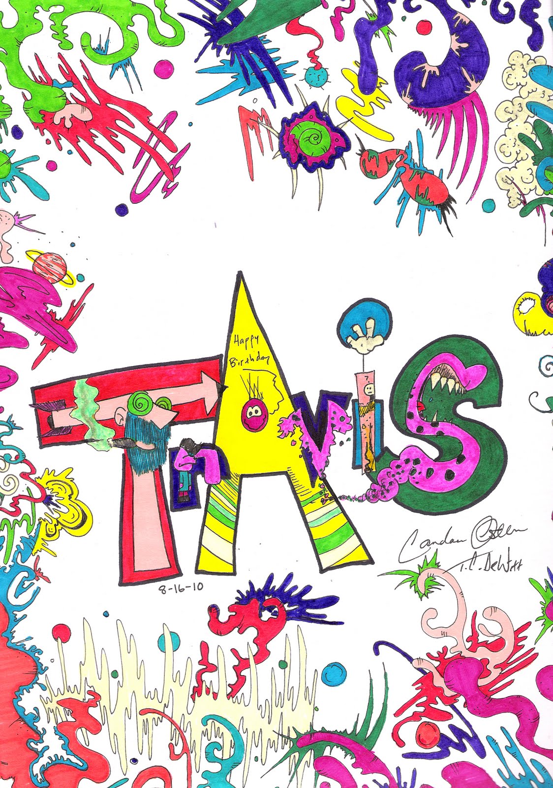The Artwork Birthday Drawing