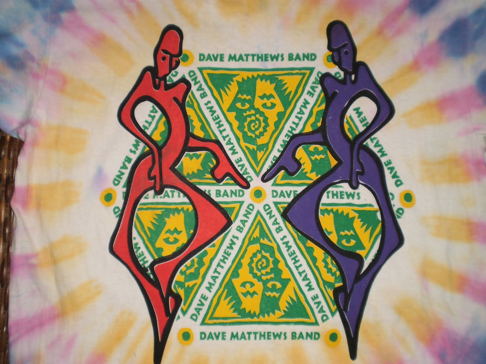 dave matthews tie dye shirt