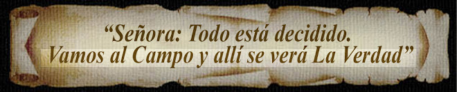 PERO ALONSO,PARA ACALLAR LOS RUMORES,BAJÓ DEL CABALLO Y DIJO: