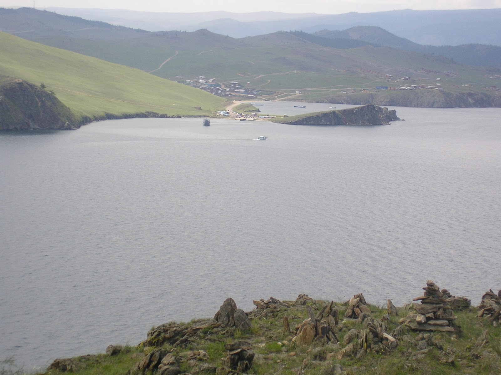 Остров Шарга Даган в проливе Малое море