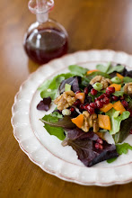 Autumn Salad with Pomegranate Vinaigrette
