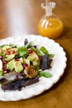Apple and Avocado Salad with tangerine Dressing