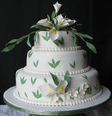 3 Tiered Wedding Cakes 