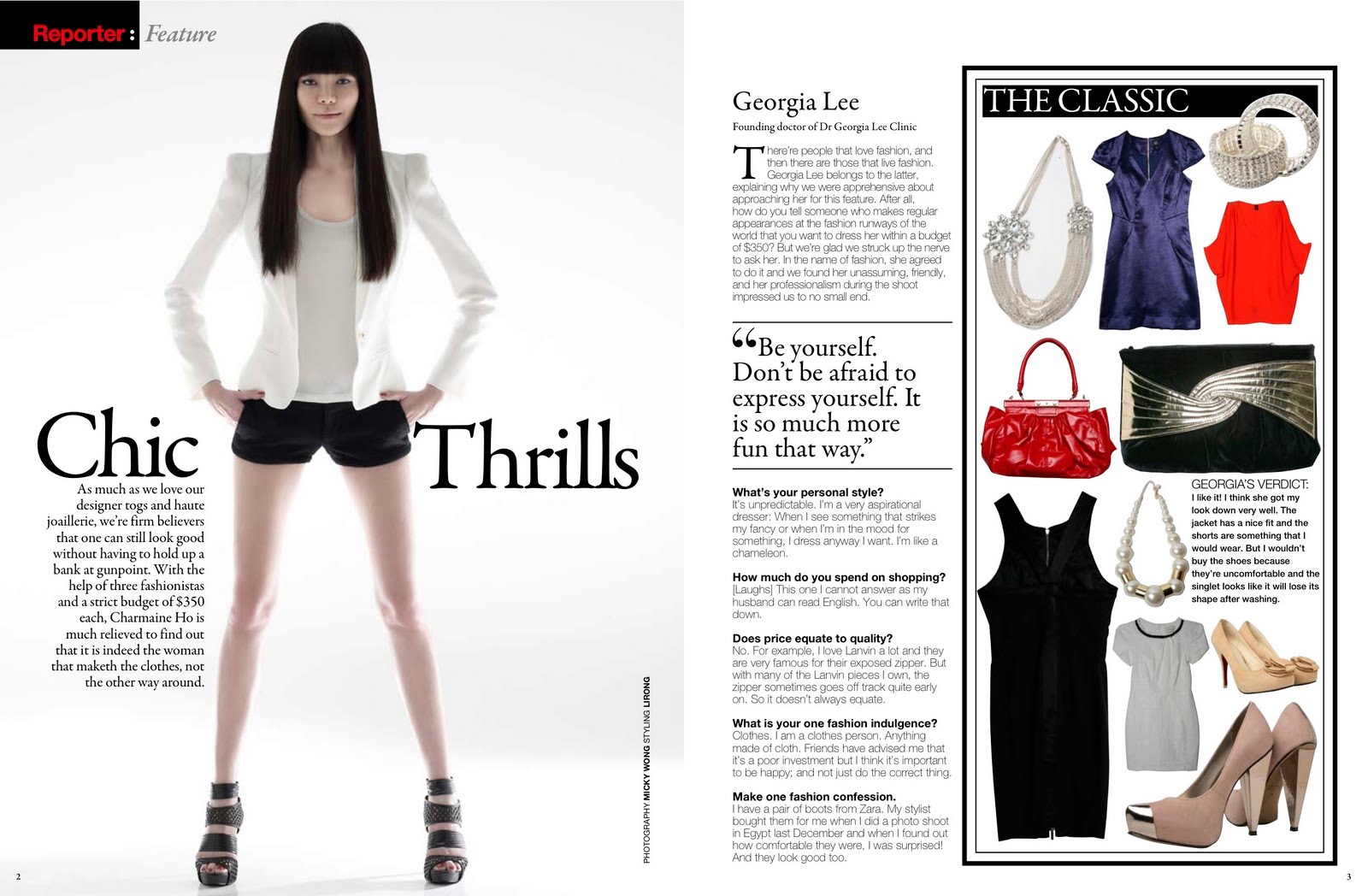 LIRONG'S FASHION STYLIST PORTFOLIO STYLE APRIL ISSUE 2010